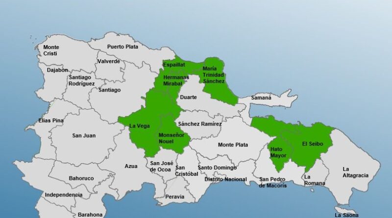 Alerta verde en siete provincias por lluvias e inundaciones