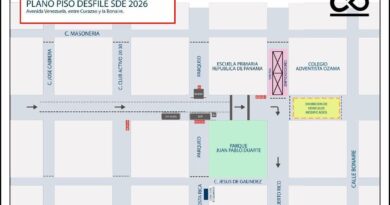 Avenida Venezuela y Costa Rica cerradas por desfile este fin de semana