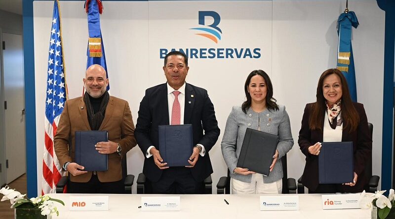 Banreservas y MIO se unen a Ria para potenciar remesas