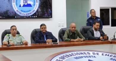 COE eleva a nueve provincias en alerta por vaguada severa