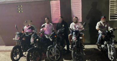 Caen tres policías y tres civiles con cinco motos robadas en Las Matas
