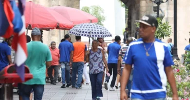 Calor y chubascos este sábado en varias provincias de RD