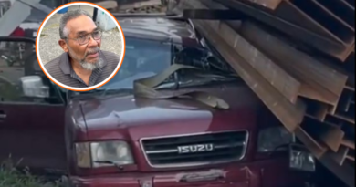Conductor sobrevive a vuelco de patana que aplastó su yipeta