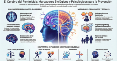 Estudio revela alteraciones cerebrales en hombres por feminicidio