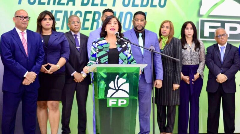 Fuerza del Pueblo denuncia reforma policial y fallas en seguridad