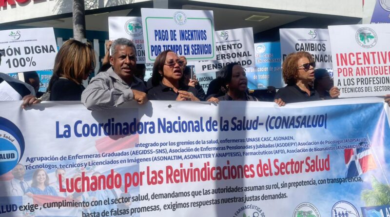 Gremios de salud realizan movilización en todo el país hoy