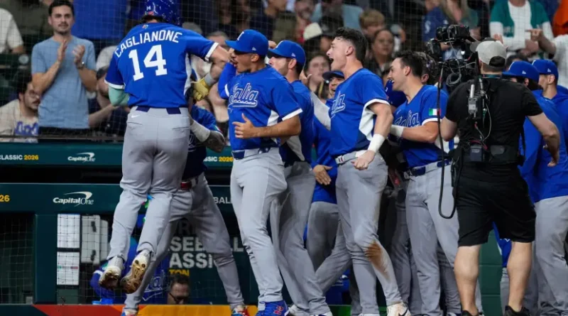Italia hace historia al eliminar a Puerto Rico del Clásico Mundial