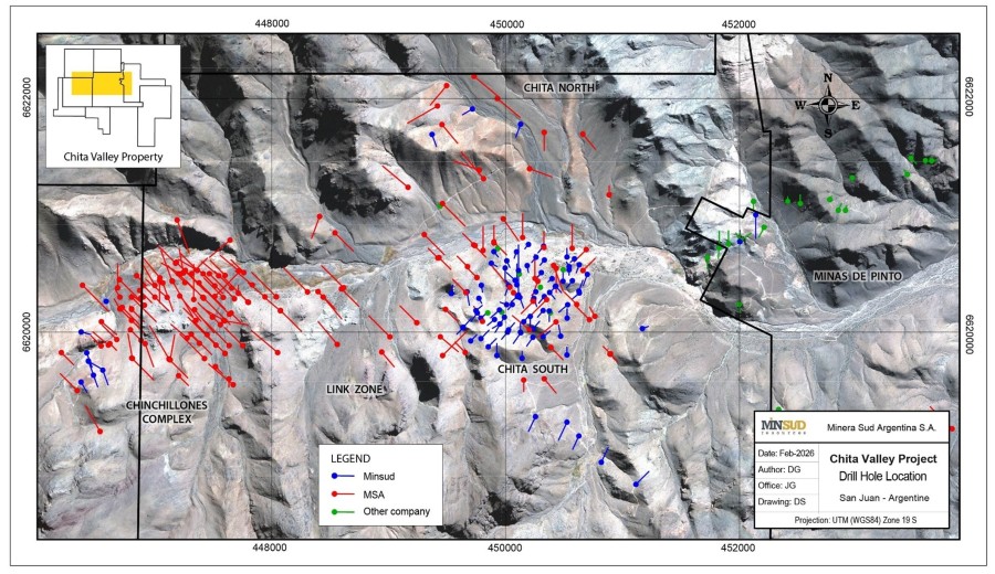Minsud Resources reporta aumento notable de minerales en Valle de Chita