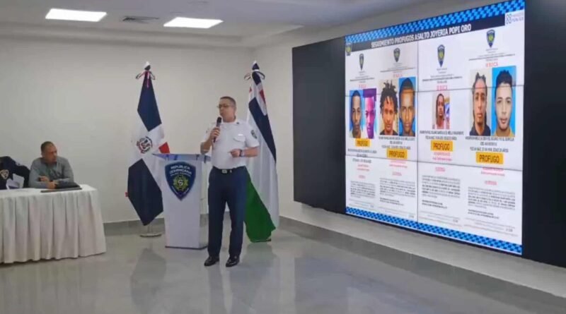 Policía identifica nuevos implicados en asalto a joyería en Cristo Rey