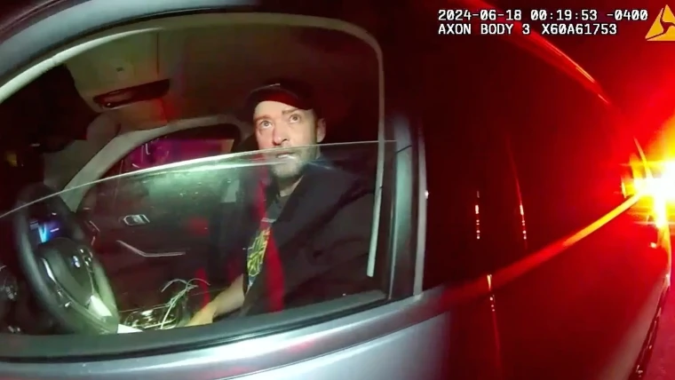Policía publica video del arresto de Justin Timberlake ebrio