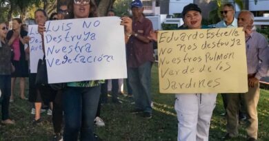 Residentes de Jardines del Norte protestan por ampliación de Los Próceres