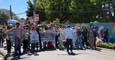 San Juan se une en marcha contra minería de GoldQuest en Cordillera