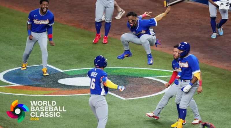 Venezuela sorprende y elimina a Japón del Clásico Mundial