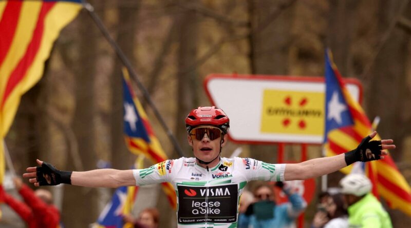 Vingegaard se acerca al título tras ganar etapa en Cataluña