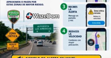 Waze incorpora alertas de zonas críticas en las vías de RD
