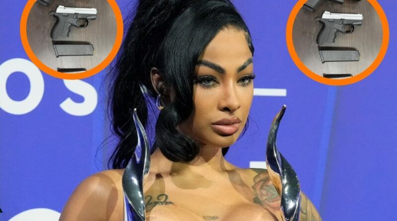 Yailin La Más Viral detenida con dos pistolas en Santo Domingo Este