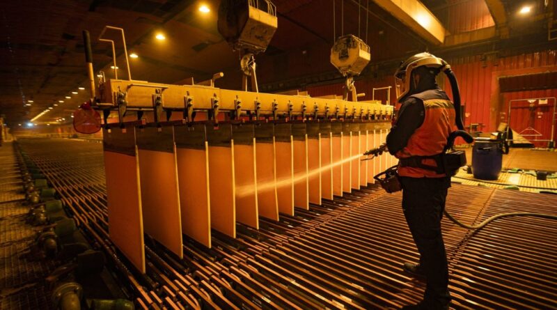 Antucoya logra certificación de cátodos de cobre en LME y COMEX