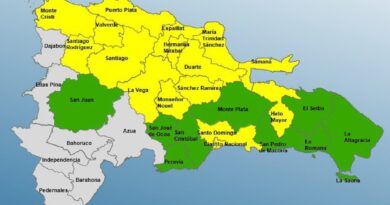 COE declara 15 provincias en alerta amarilla por vaguada