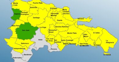 COE descontinúa alerta roja en 4 provincias y ajusta niveles