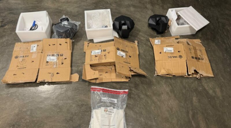 DNCD incauta 12 láminas de cocaína en Aeropuerto Las Américas
