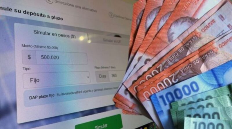 Depósito a plazo: ganancias de $500.000 en BCI en 30 días