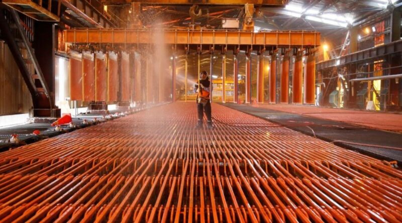 Exportaciones de cobre de Perú crecen 50,5% y llegan a US$ 3.397M