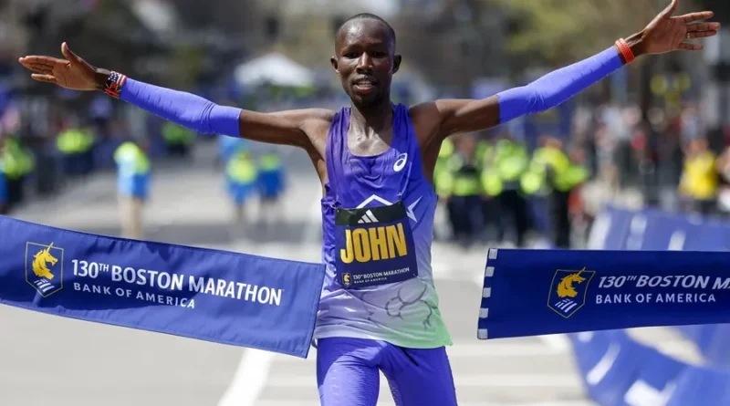 John Korir rompe récord en Boston; Sharon Lokedi repite triunfo
