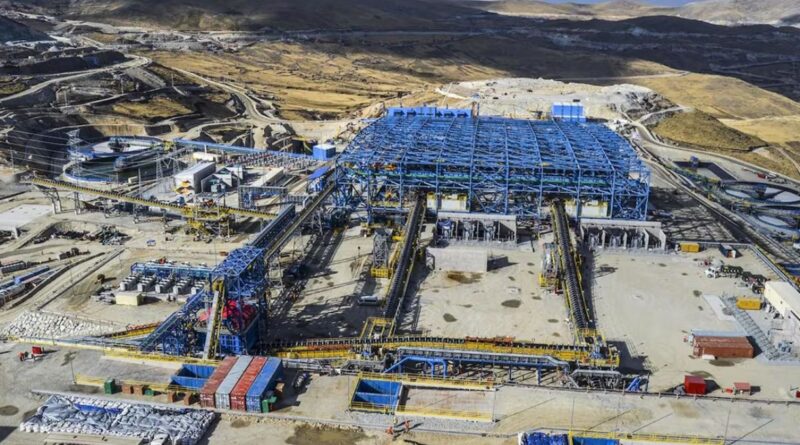 Las Bambas aumenta 6% su producción de cobre en 2026