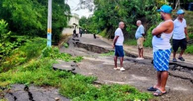 Obras Públicas en alerta por hundimientos en Puerto Plata