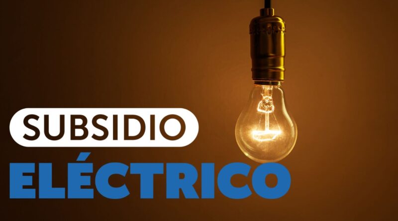 Registro Social de Hogares para Subsidio Eléctrico hasta mayo