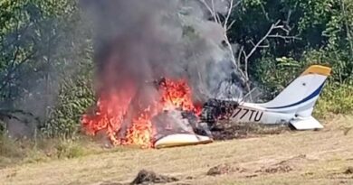 Avioneta se desploma en base aérea de Dajabón; investigan causas