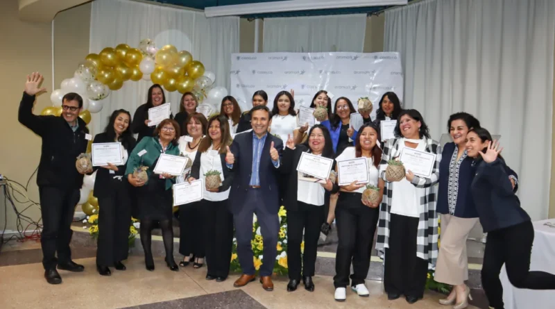 Campus Aramark y Codelco celebran egresadas y empleabilidad local