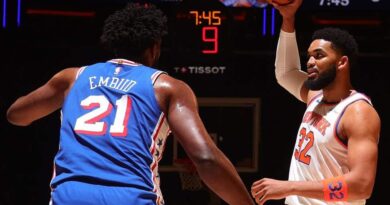 Knicks dominan a Sixers 137