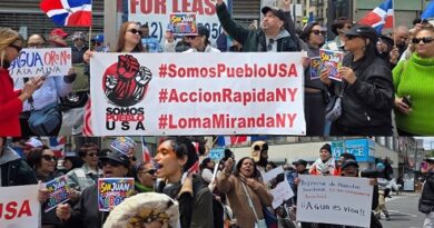 Protestas en Alto Manhattan exigen freno a la minería en RD