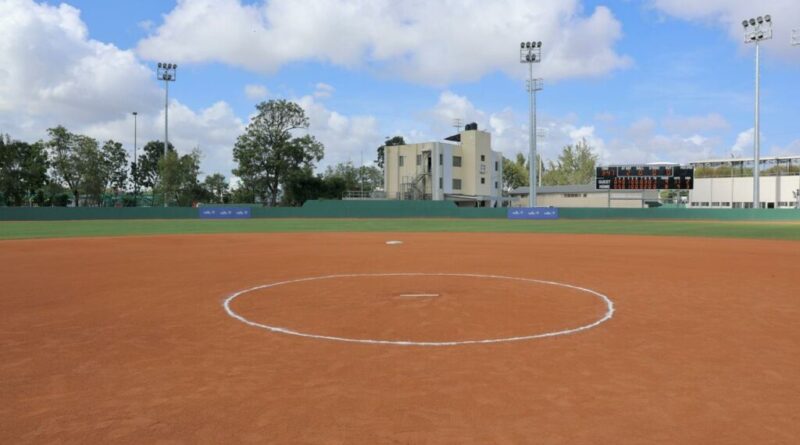 Remozado estadio de softbol en RD listo para Centroamericanos