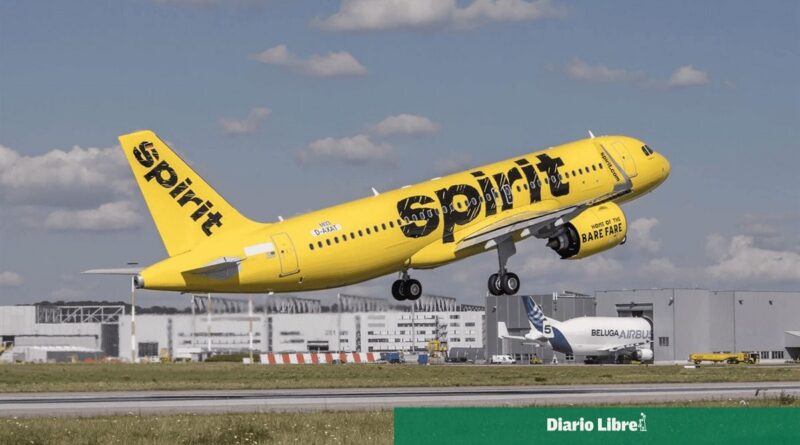 Spirit Airlines suspende operaciones en República Dominicana esta madrugada
