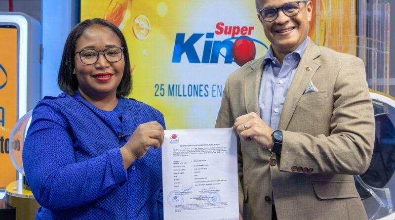 LEIDSA reconoce a enfermera ganadora de 25 millones del Súper Kino
