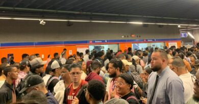 Metro SD: registra largas filas en Estación Concepción Bona.