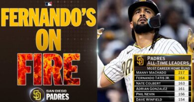 Tatis alcanza el 2do lugar de jonrones en Padres, tras Manny