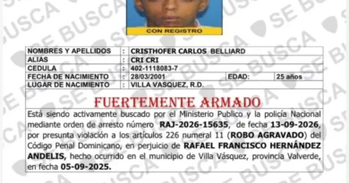 “Cae otro presunto delincuente durante enfrentamiento con la Policía Nacional en Villa Vásquez”