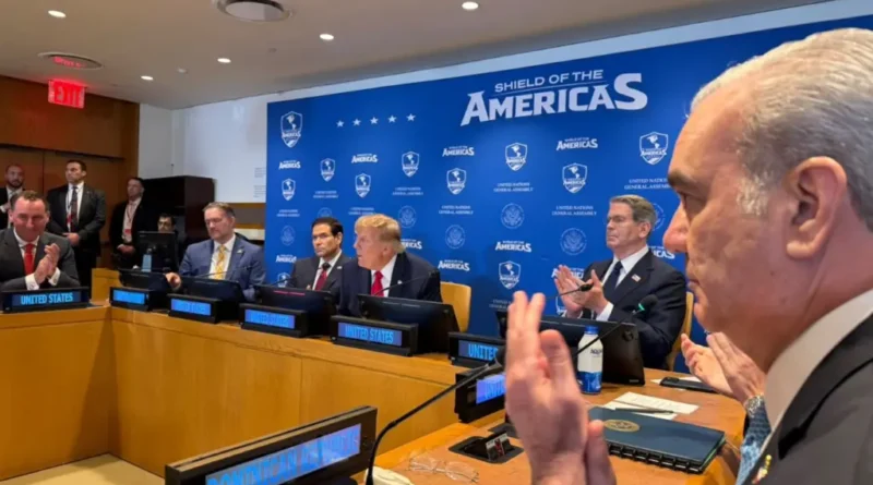 Trump ofrece apoyo a sus aliados del Escudo de las Américas en el combate al crimen